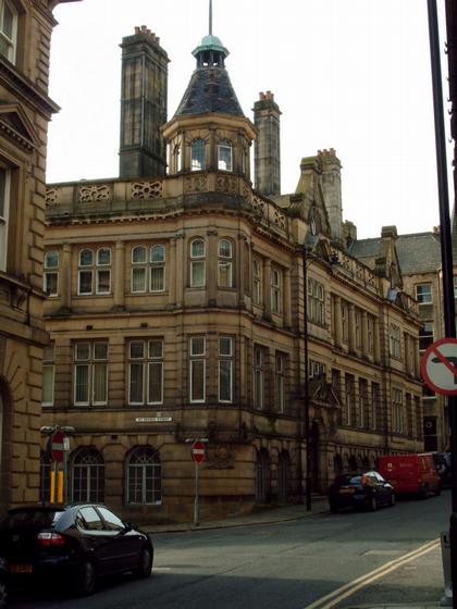 Corner of St Peters Street  and Station Street Huddersfield